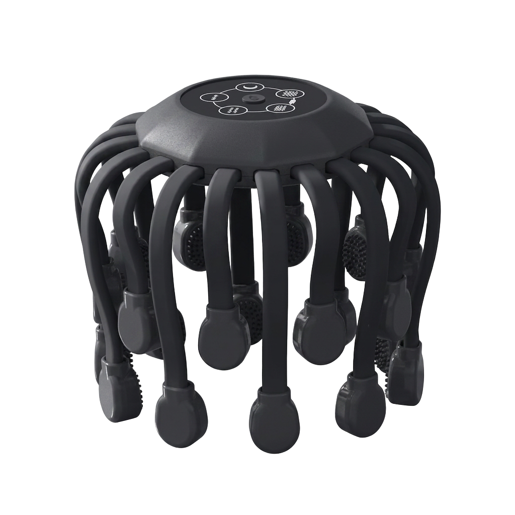 Fitzzen Electric Scalp Massager — matte black